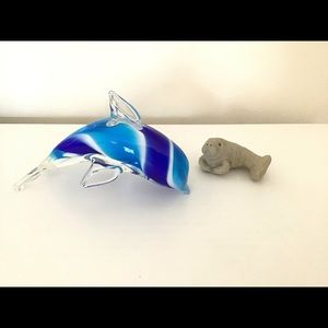 Ornamental Dolphin and Sea